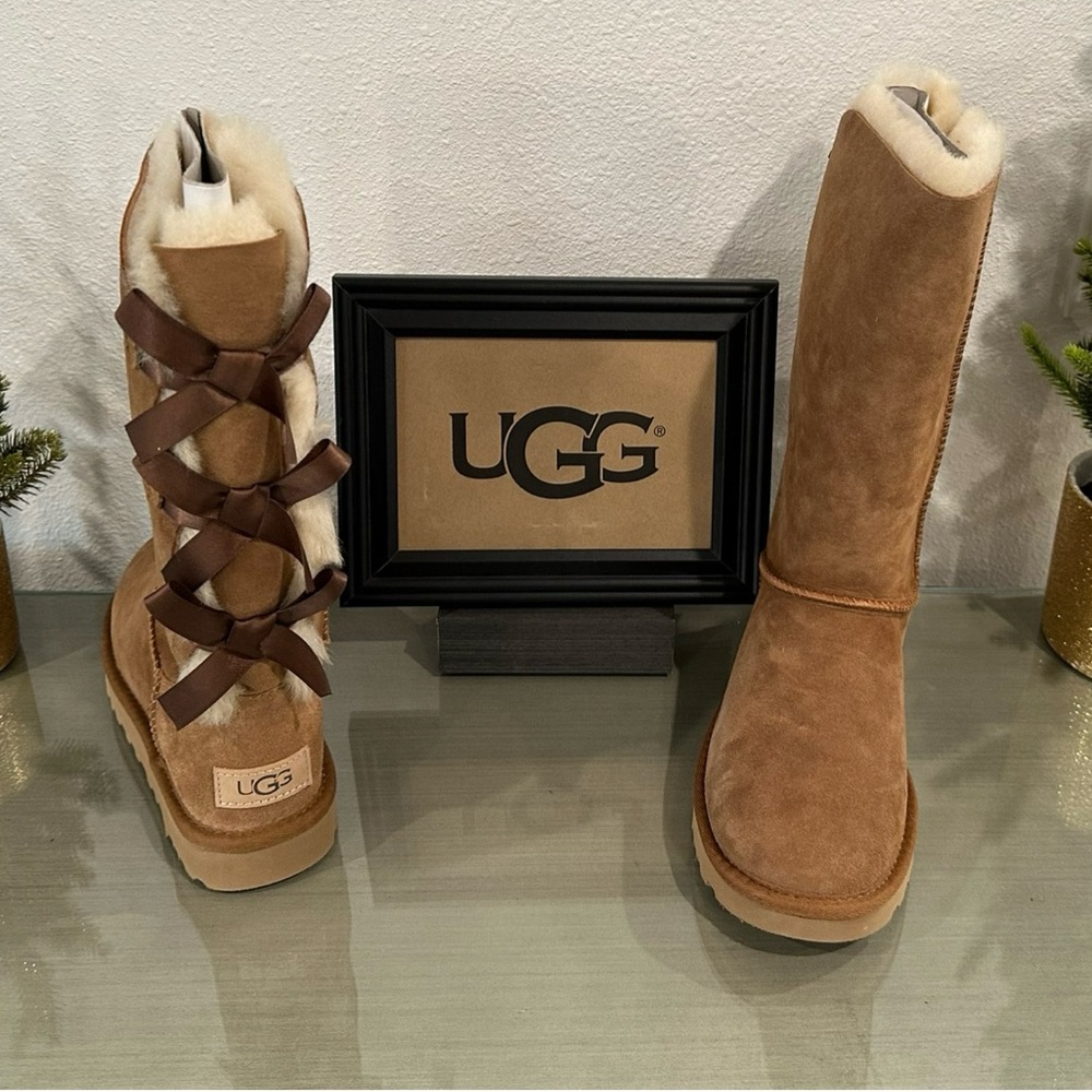 COPY - New UGG Bailey Bow Tall II Boot Size 6